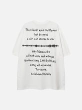 T-shirt imprimé Dark Night Street Hip-hop Angel Girl